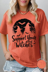 5000P-E3161 Local Witches Halloween Graphic Plus Heavy Cotton Tee $12.75