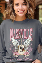 UL180-E3157 Nashville Rose Graphic Sweatshirt $20