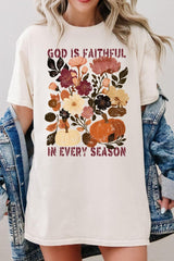 5000P-E3171 Faithful In Every Season Graphic Plus Heavy Cotton Tee $12.75