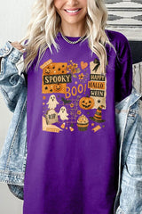 5000P-E3084 Halloween collage Graphic Plus Heavy Cotton Tee $12.75