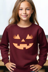 UL180B-E3148Z Cute Pumpkin Halloween Kids Graphic Sweatshirt $20