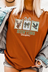 US3001-E3192 Deer & Duck Hunting Season Graphic Tee $12.5