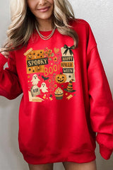 UL180P-E3084 Halloween collage Graphic Plus Sweatshirt $25
