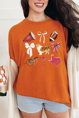 5000P-E3079 Texas Football Graphic Plus Heavy Cotton Tee $12.75