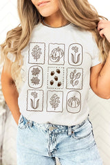 US3001-E3101 Autumn Graphic Tee $12.5