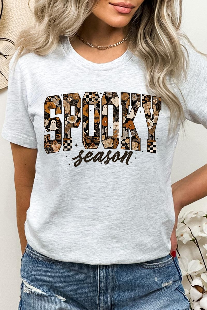 US3001P-E3105 Spooky Season Halloween Graphic Plus Tee $16