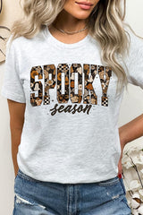 US3001-E3105 Spooky Season Halloween Graphic Tee $12.5