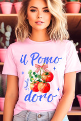 US3001-E3070 Il Pomodoro Tomato Art Graphic Tee $12.5