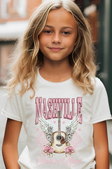 US3001Y-E3157Z Nashville Rose Kids Graphic Tee $11