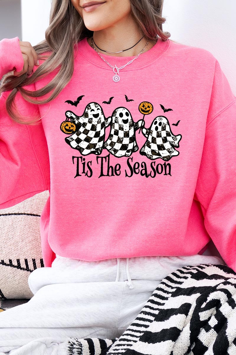 UL180P-E3124 Retro Ghosts Graphic Plus Sweatshirt $25
