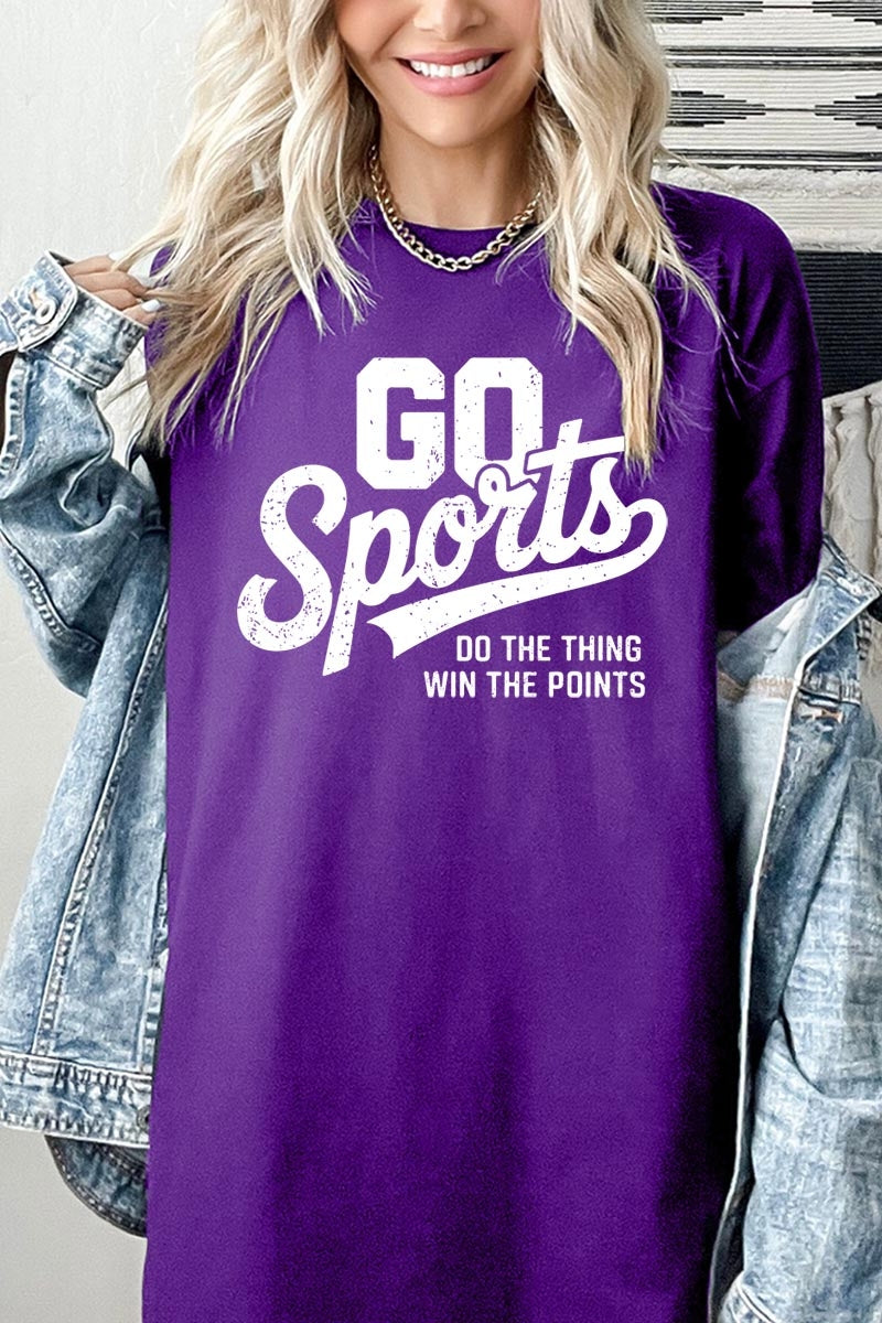 5000-E3103 Go Sports Graphic Heavy Cotton Tee $9