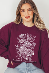 UL180-E3155 Neutral Thanksgiving Graphic Sweatshirt $20