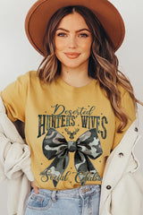 US3001-E3193 Hunters Wives Social Club Graphic Tee $12.5