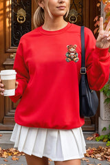 UL180-E3175 Christmas bear Graphic Sweatshirt $20