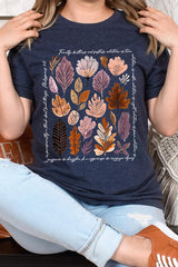 US3001-E3147 Christian Fall Graphic Tee $12.5