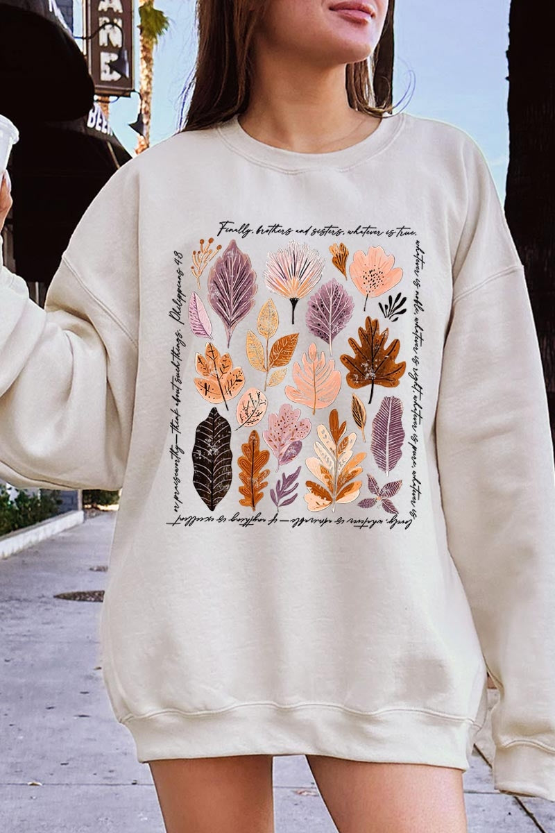 UL180-E3147 Christian Fall Graphic Sweatshirt $20