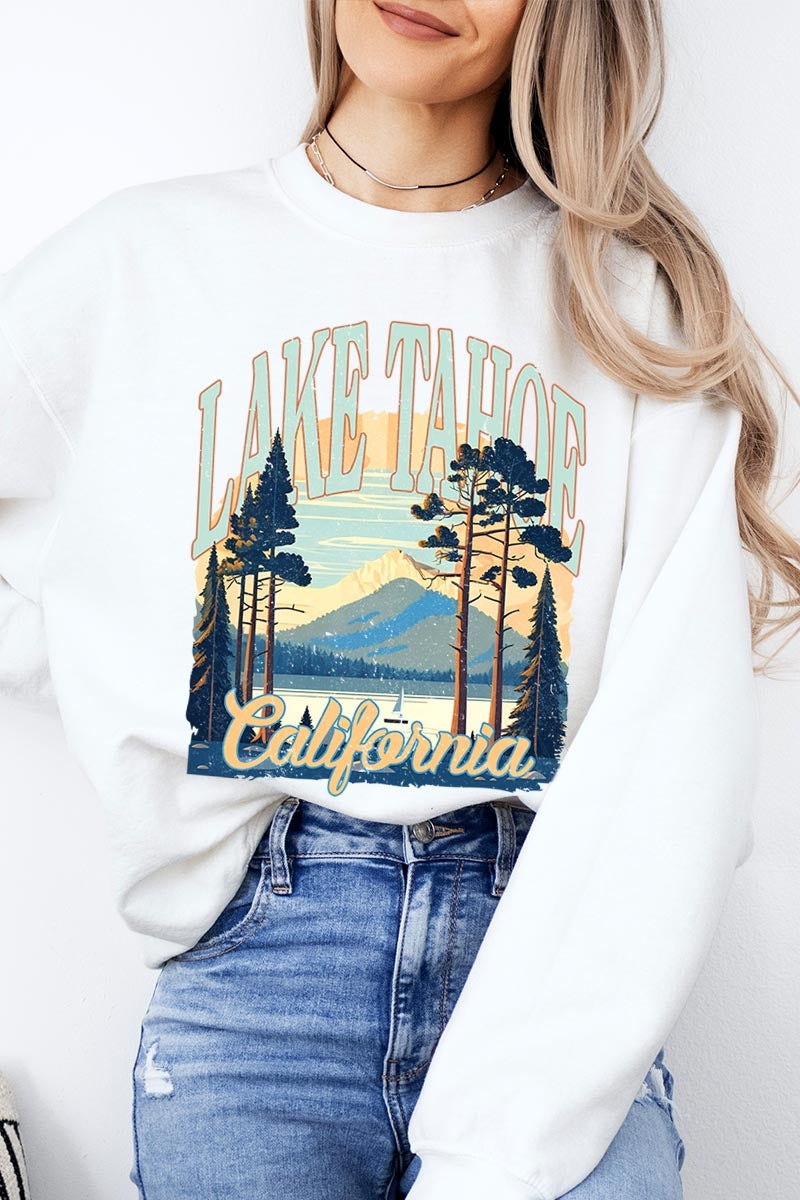 UL180-E3059 Lake Tahoe Graphic Sweatshirt $20
