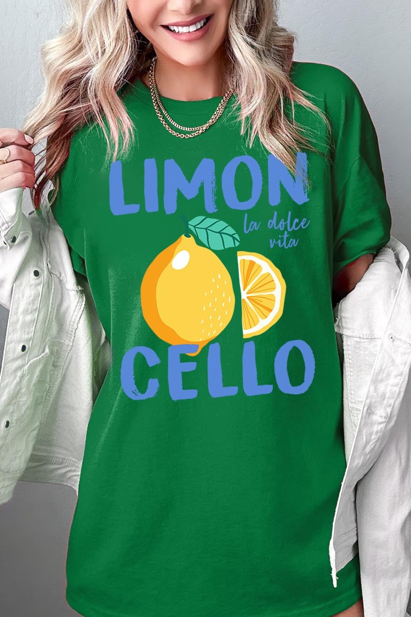 5000-E3056 Limoncello Graphic Heavy Cotton Tee $9