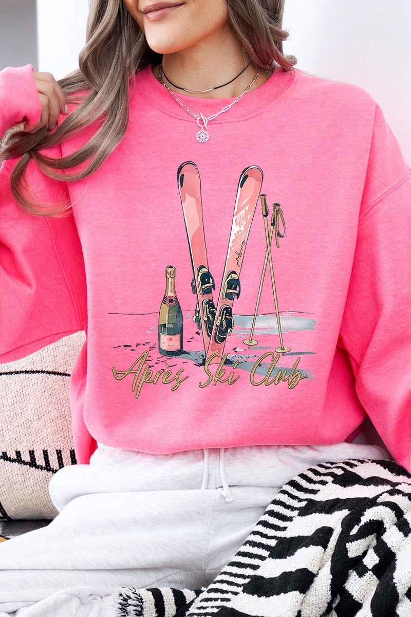 UL180P-E3187 Apres Ski Club Graphic Plus Sweatshirt $25