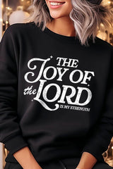 UL180P-E3179 Joy of the Lord Graphic Plus Sweatshirt $25