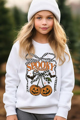 UL180B-E3085Z Pumpkin Cherries Kids Graphic Sweatshirt $20