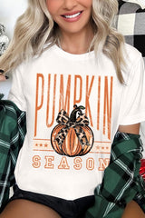 US3001P-E3145 Pumpkin Season Graphic Plus Tee $16