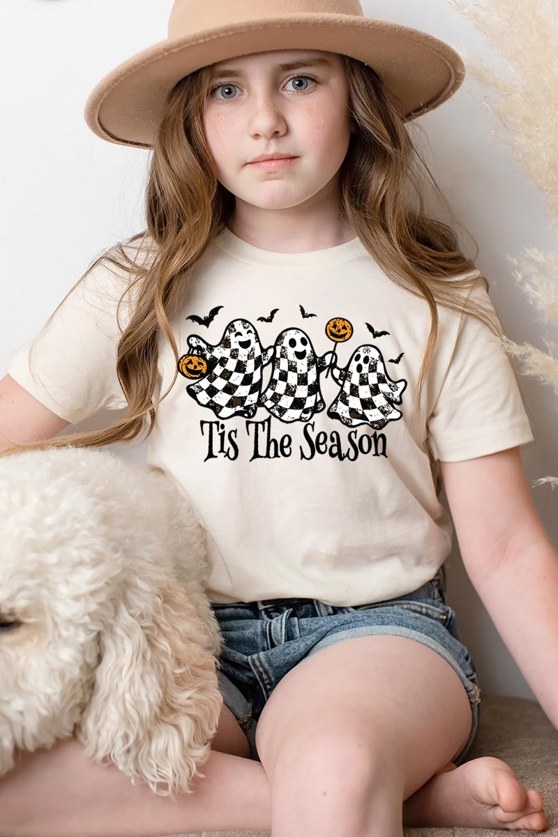 US3001Y-E3124Z Retro Ghosts Kids Graphic Tee $11