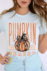 US3001-E3145 Pumpkin Season Graphic Tee $12.5