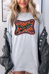 US3001-E3144 Itu2019s pumpkin time Graphic Tee $12.5