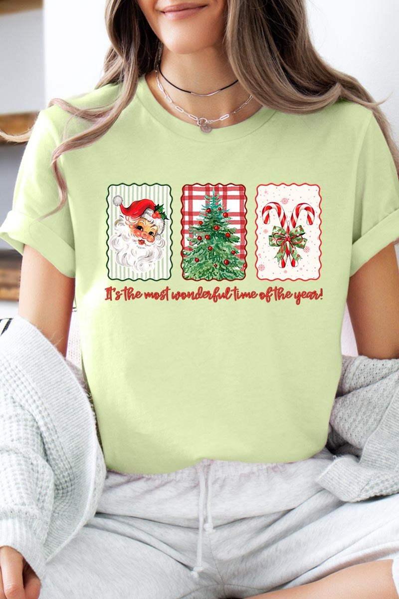 US3001-E3201 Most Wonderful Time Graphic Tee $12.5