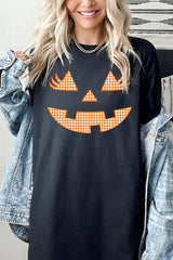 5000-E3148 Cute Pumpkin Halloween Graphic Heavy Cotton Tee $9