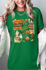5000-E3084 Halloween collage Graphic Heavy Cotton Tee $9