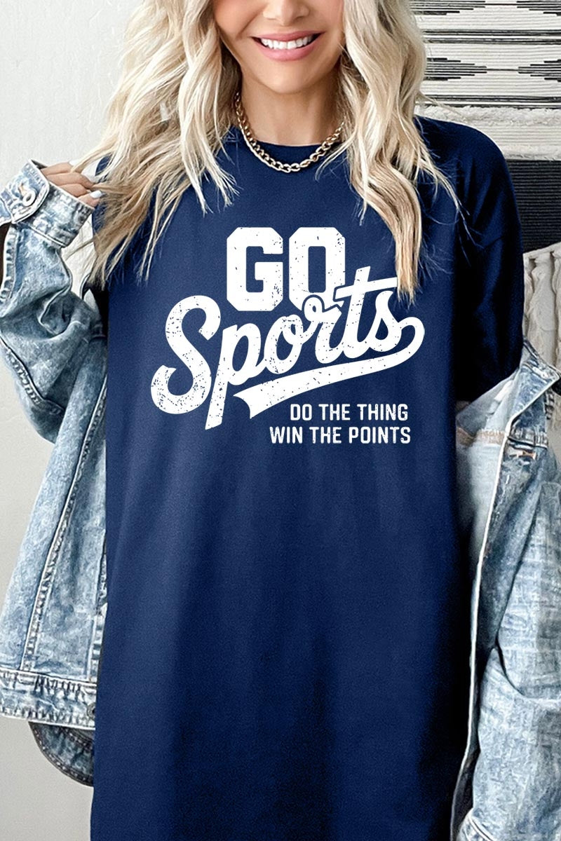 5000-E3103 Go Sports Graphic Heavy Cotton Tee $9