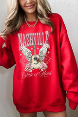 UL180-E3157 Nashville Rose Graphic Sweatshirt $20