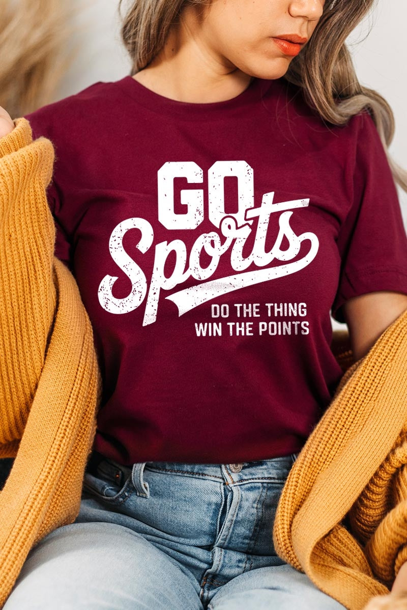 US3001P-E3103 Go Sports Graphic Plus Tee $16