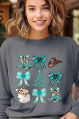 UL180P-E3180 Western Christmas Graphic Plus Sweatshirt $25