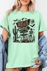 5000P-E3108 Skellie Motel Halloween Plus Heavy Cotton Tee $12.75