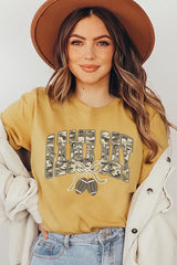 US3001-E3131 Football Game Day Camo Graphic Tee $12.5