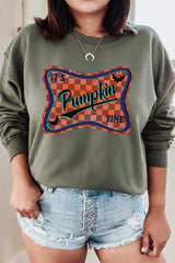 UL180P-E3144 Itu2019s pumpkin time Graphic Plus Sweatshirt $25