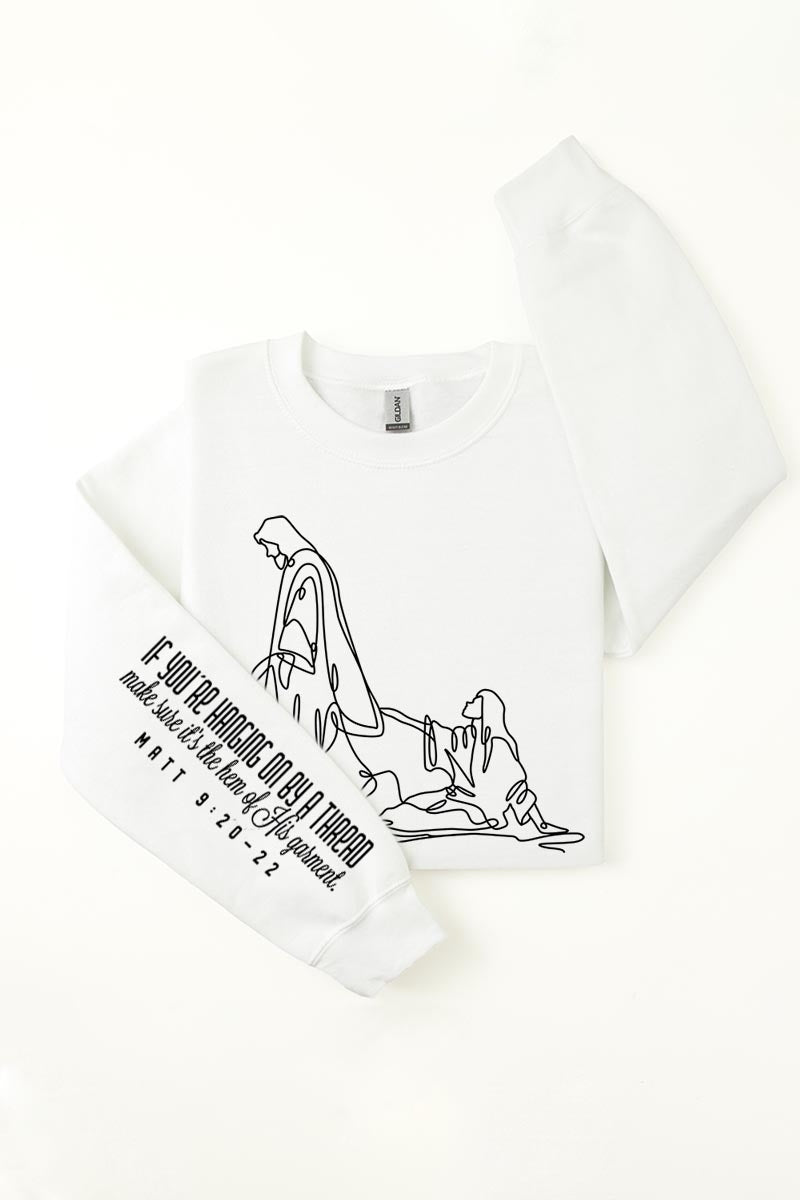 UL180P-E3075FS If Youu2019re Hanging On Graphic Plus Sweatshirt $27
