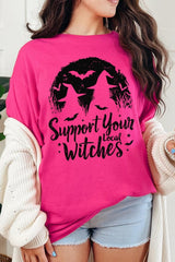 5000P-E3161 Local Witches Halloween Graphic Plus Heavy Cotton Tee $12.75