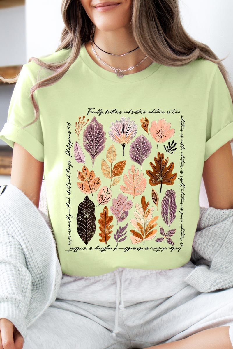 US3001-E3147 Christian Fall Graphic Tee $12.5