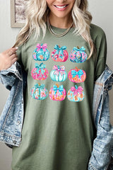 5000P-E3137 Coquette Pumpkin Graphic Plus Heavy Cotton Tee $12.75