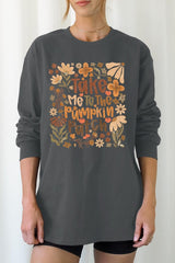 UL240-E3136 Take Me To The Pumpkin Patch Long Sleeve Tee $13.75