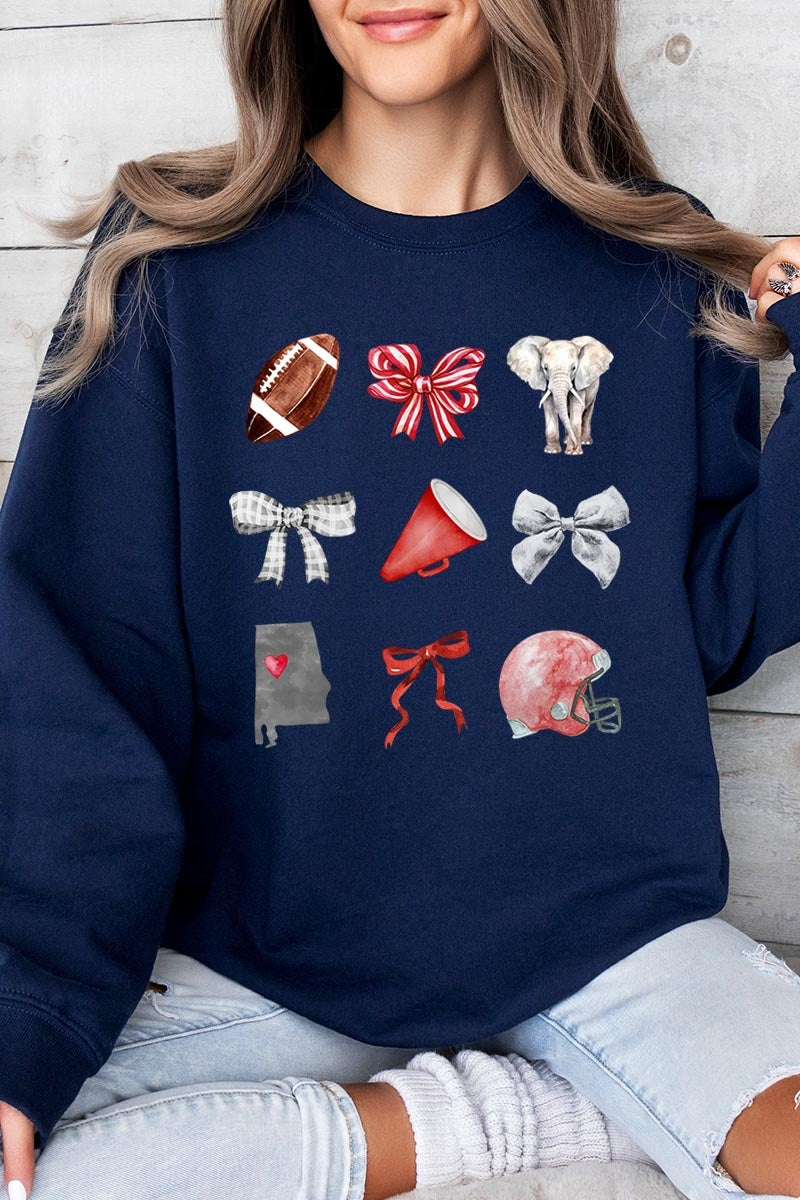 UL180-E3076 Alabama Football Graphic Sweatshirt $20