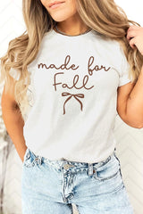 US3001P-E3151 Made For Fall Graphic Plus Tee $16