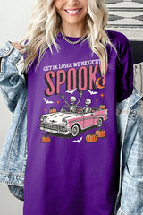 5000P-E3142 Spooky Skeleton Graphic Plus Heavy Cotton Tee $12.75