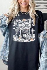 5000-E3122 Bookstore Halloween Graphic Heavy Cotton Tee $9