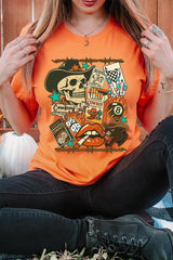 US3001P-E3096 Vintage Western Collage Graphic Plus Tee $16