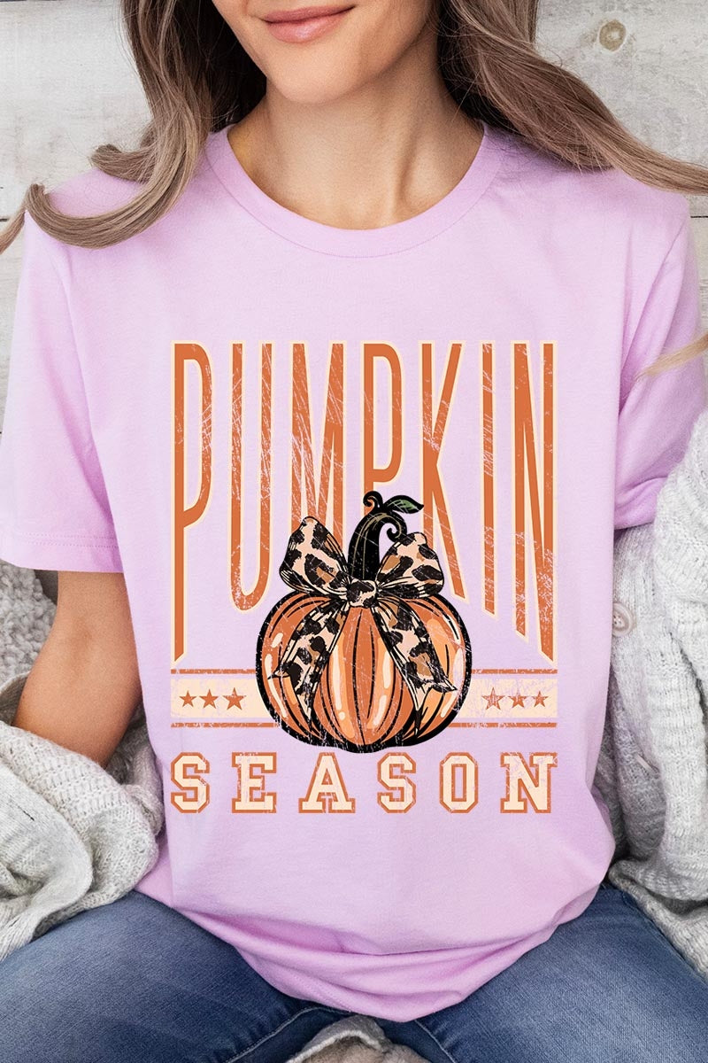 US3001-E3145 Pumpkin Season Graphic Tee $12.5